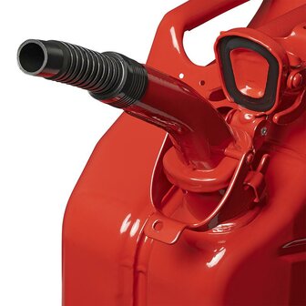 Schenktuit metaal rood flexibel geschikt voor benzine &amp; diesel (art. 530080 - 530081 - 530109)