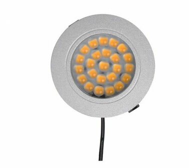 Inbouwspot 24-leds 12V 220lm &Oslash;65x11mm