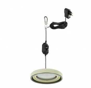 Hanglamp LED opvouwbaar silicone wit &Oslash;15cm