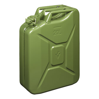 Jerrycan 20L metaal groen UN- &amp; T&uuml;V/GS-gekeurd