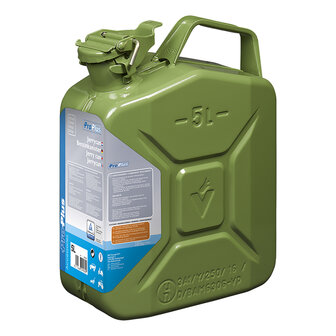 Jerrycan 5L metaal groen UN- &amp; T&uuml;V/GS-gekeurd