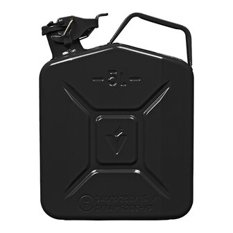 Jerrycan 5L metaal zwart UN- &amp; T&uuml;V/GS-gekeurd