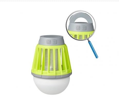 Camping- & Insectenlamp 2 in 1 oplaadbaar