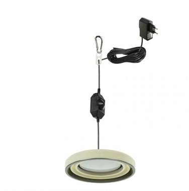 Hanglamp LED opvouwbaar silicone wit Ø20cm