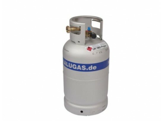 LPG fles 27L aluminium haakse ACME